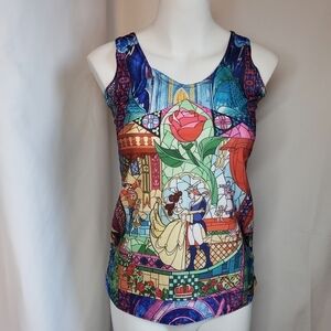 Beauty and the Beast Tank Mosaic Scene